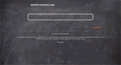 Desktop Screenshot of amateursexgames.com